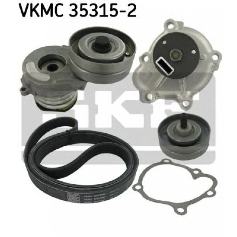 VKMC 35315-2 SKF - Насос охолоджуючої рідини + комплект зубчатого ремня